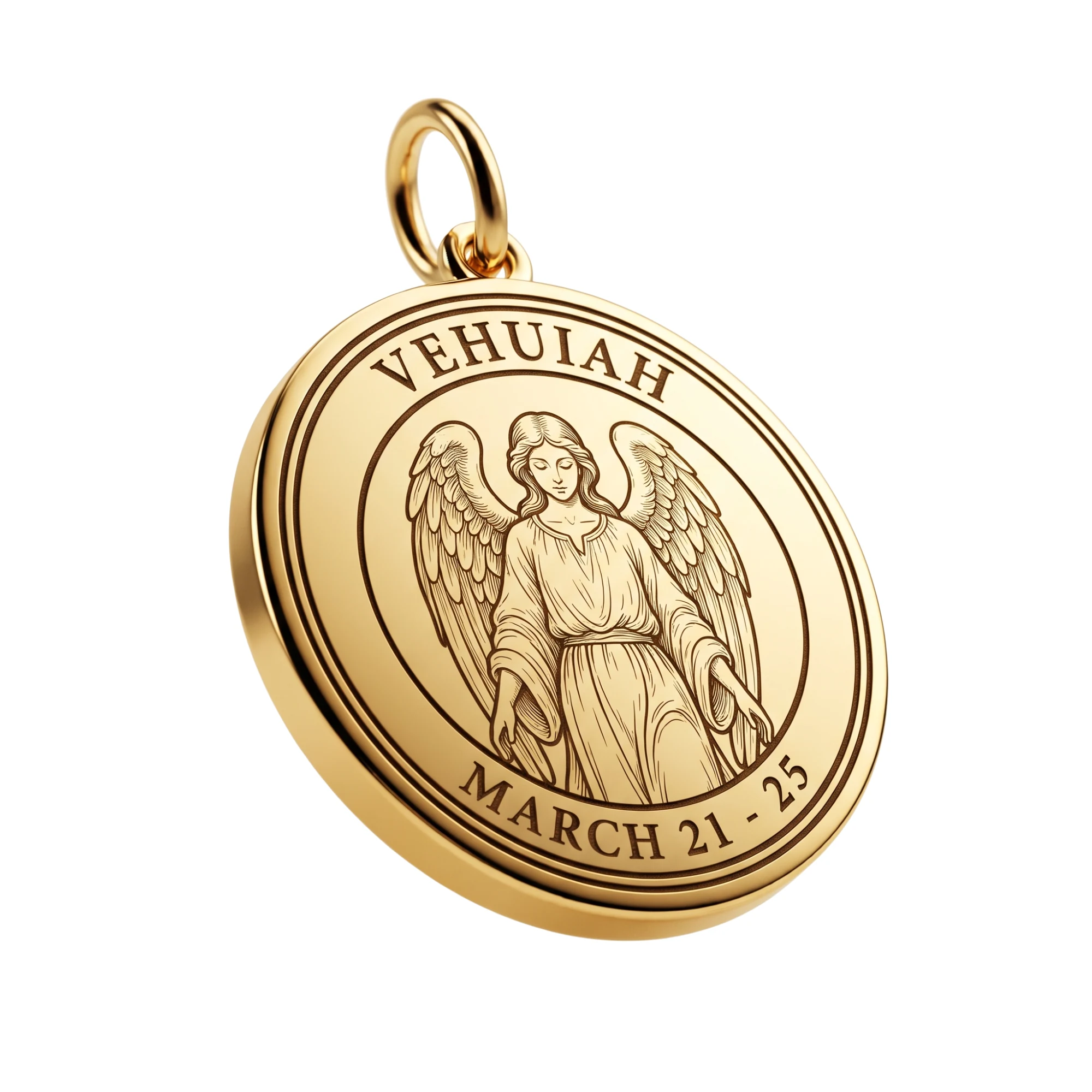 The Gold Birth Angel Pendant